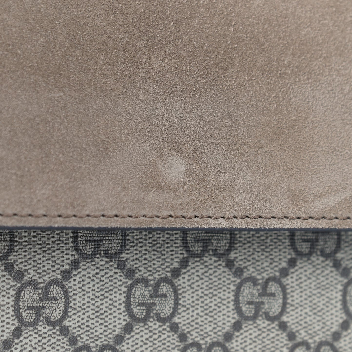 GG Supreme Monogram Medium Dionysus Shoulder Bag Taupe