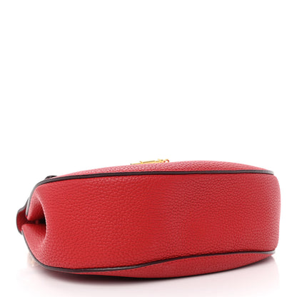 Chloe Grained Lambskin Mini Drew Shoulder Bag Plaid Red 4 of 13