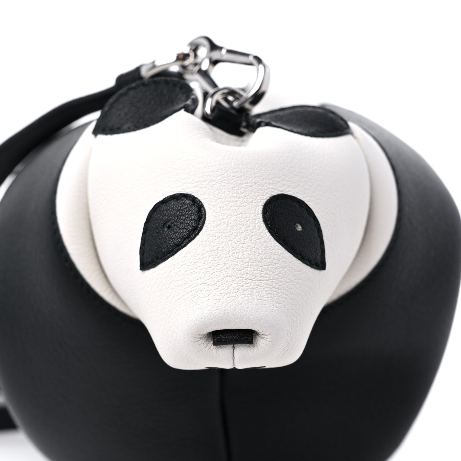 Loewe Calfskin Panda Crossbody Black White 10 of 10