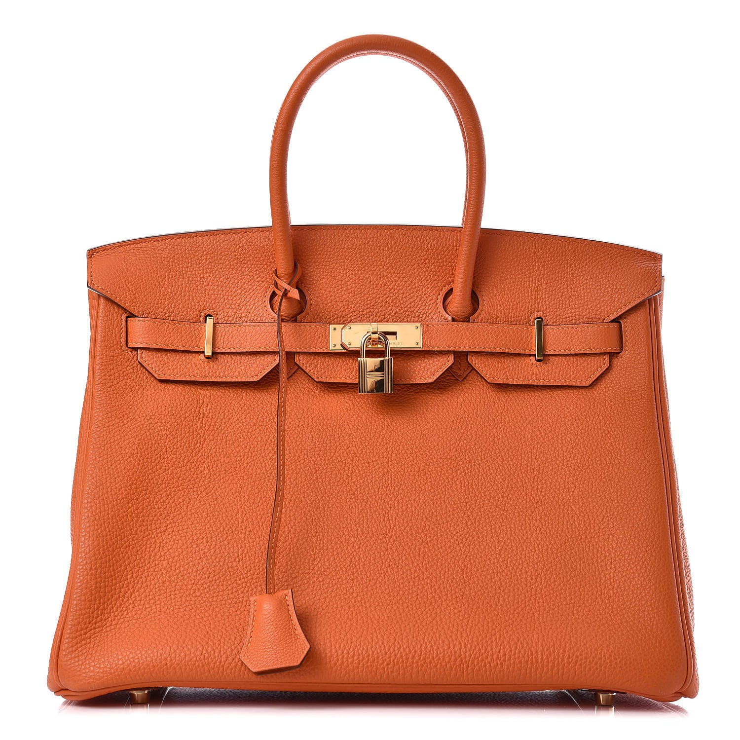 Hermes Togo Birkin 35 Orange 1 of 11