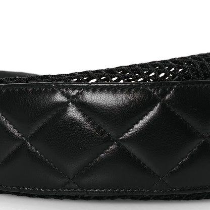 Chanel Mesh Shiny Lambskin Chain Hobo Black 13 of 16