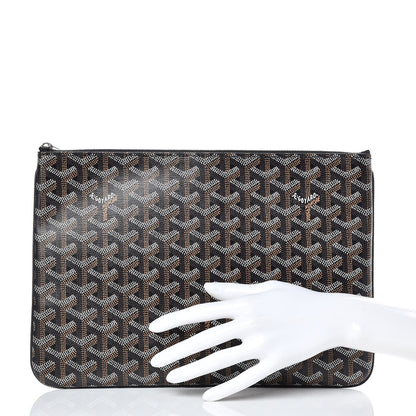 Goyard Goyardine Senat Pochette MM Black 2 of 9