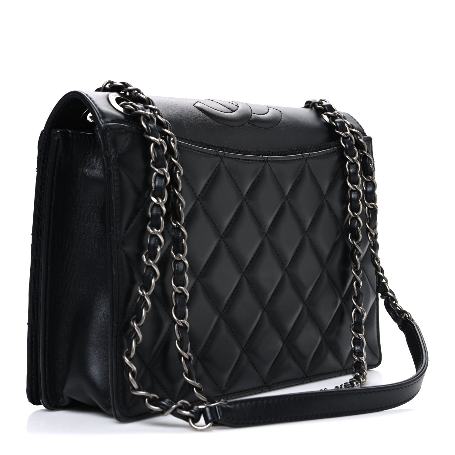 Chanel Calfskin Quilted Ballerine Flap Black 3 of 11