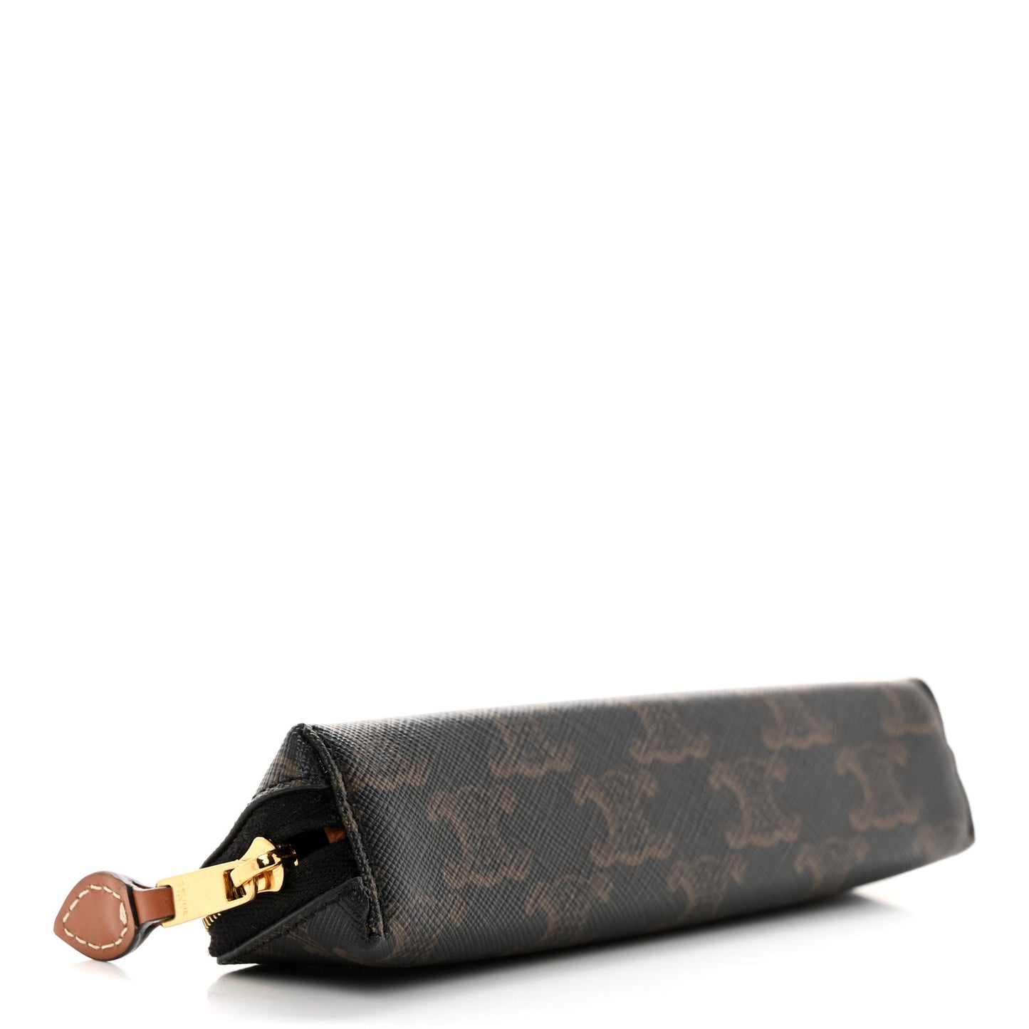 Triomphe Canvas Pencil Case Black