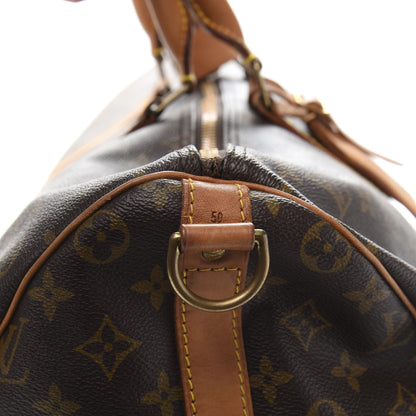 Louis Vuitton Monogram Keepall Bandouliere 50 10 of 14