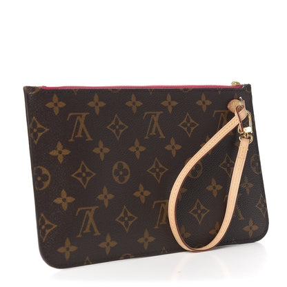 Louis Vuitton Monogram Neverfull MM GM Pochette Pivoine 3 of 10
