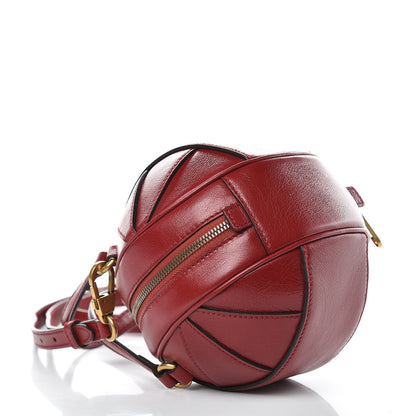 Gucci Piuma Lux Energy Mini Tifosa Basketball Shaped Shoulder Bag Romantic Cerise 4 of 9