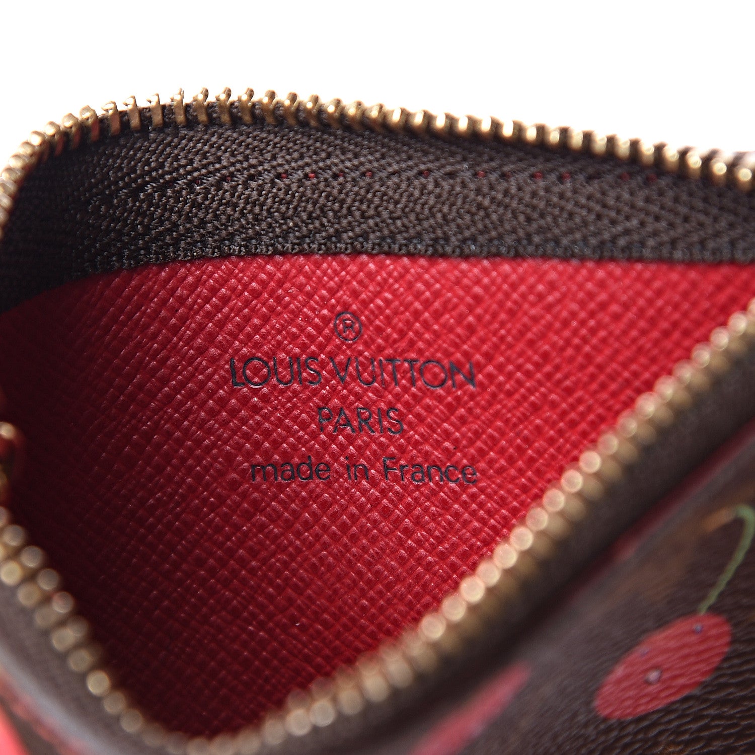 Louis Vuitton Monogram Cerises Key Pouch 5 of 8