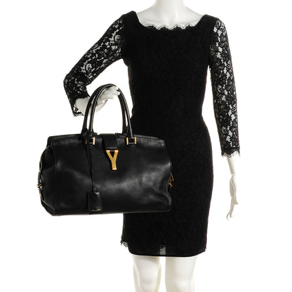 Saint Laurent Calfskin Medium Classic Y Cabas Black 2 of 6