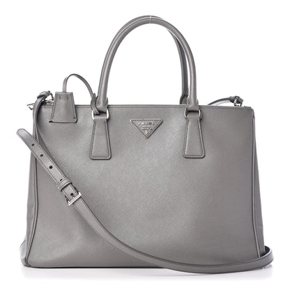 Prada Saffiano Medium Galleria Double Zip Tote Marmo 1 of 15