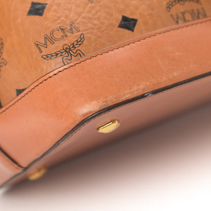 MCM Visetos Heritage Bowler Bag Cognac 8 of 11