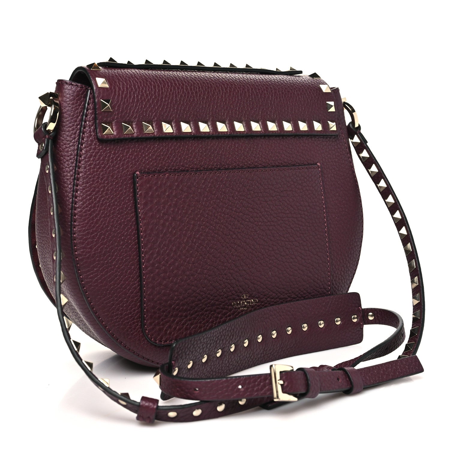 VALENTINO ボディバッグ VALENTINO LEATHER VLTN CROSSBODY BAG クロスボディバッグ (VALENTINO