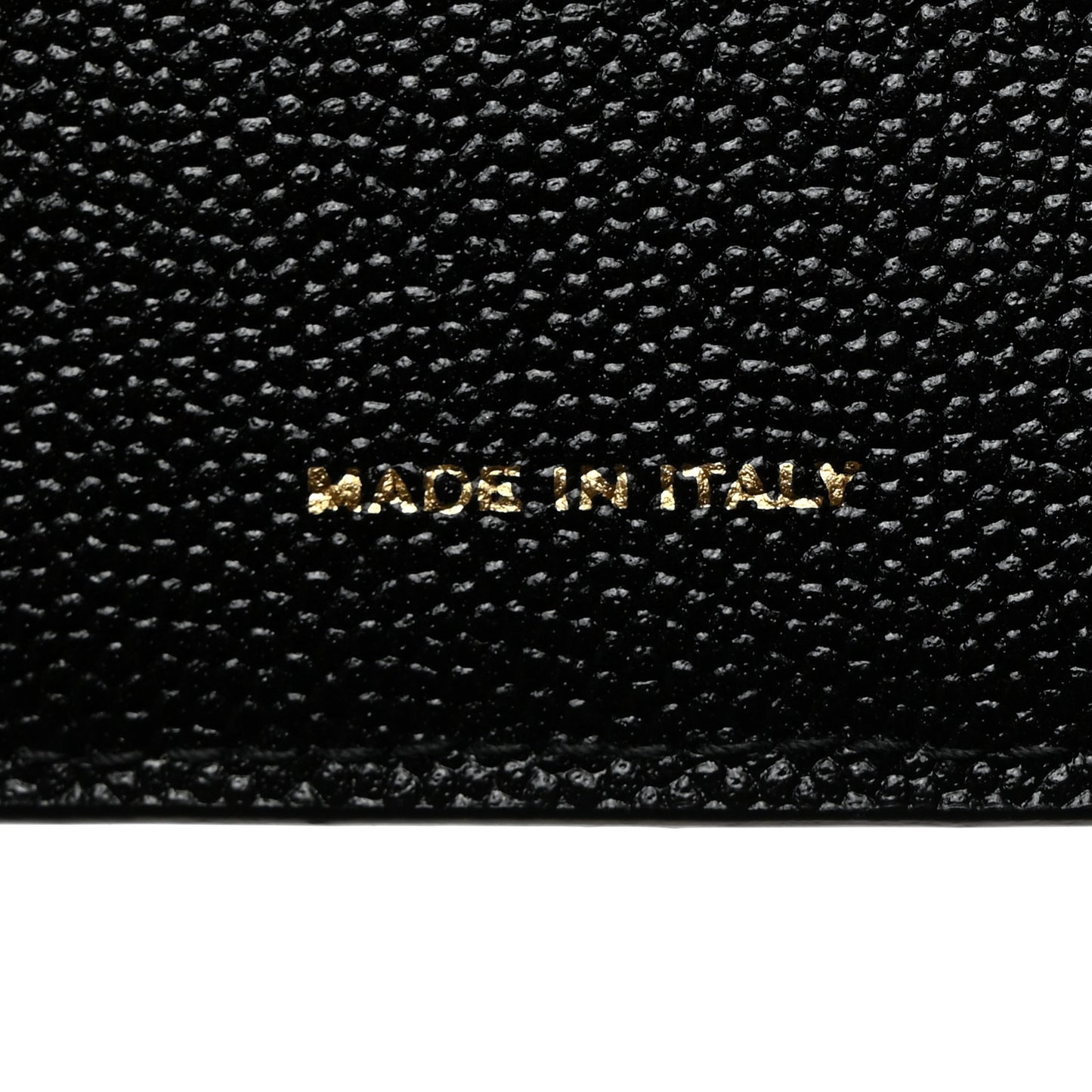 Grain De Poudre Monogram Bi-Fold Wallet Black