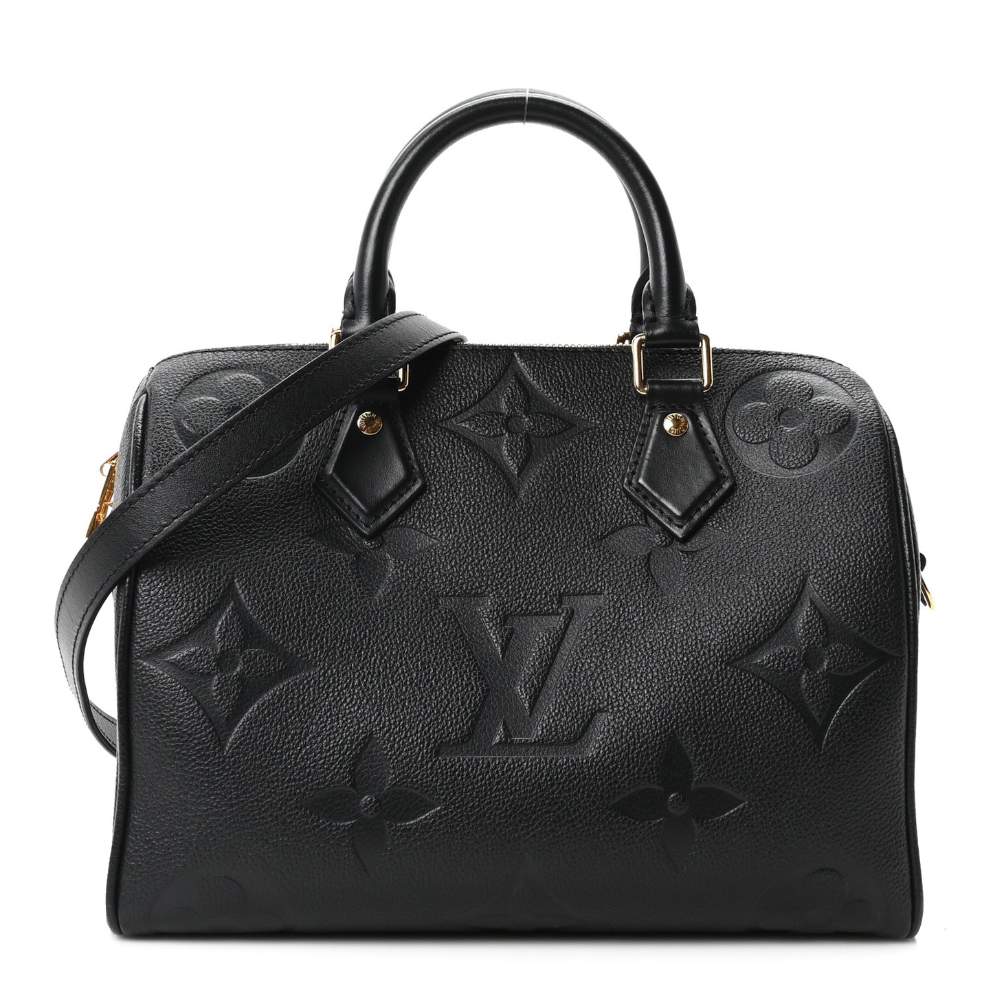 Empreinte Monogram Giant Speedy Bandouliere 25 Black