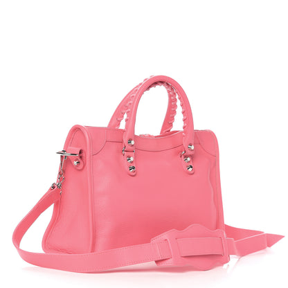 Balenciaga Veau Gravier Classic Silver Hardware S City Rose Dragee 2 of 10