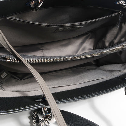 Chanel Caviar Grand Shopping Tote GST Dark Grey 6 of 8