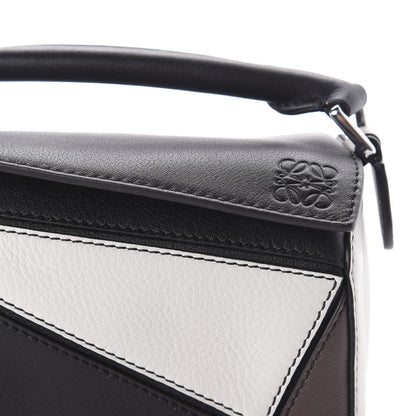 Loewe Calfskin Mini Puzzle Bag Black Taupe 10 of 10