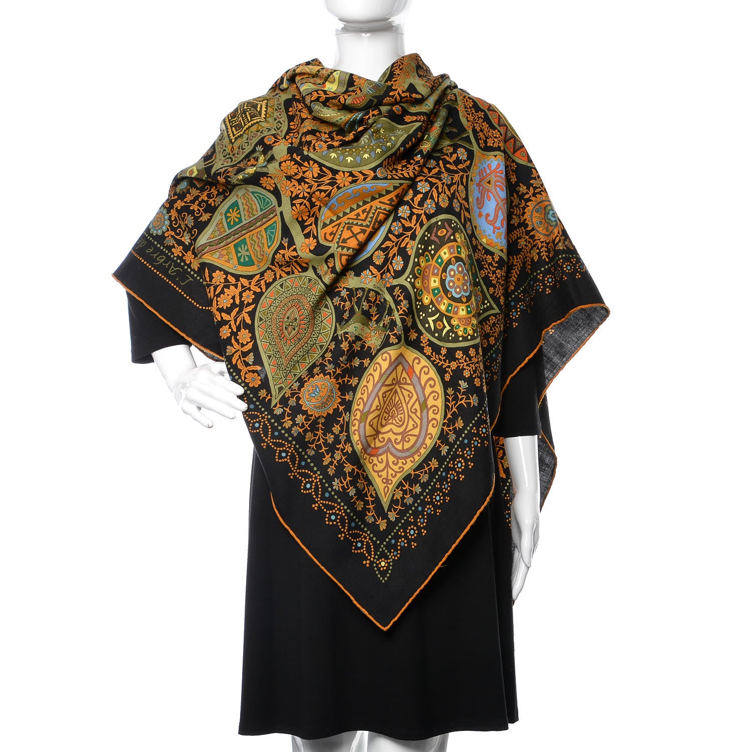 Hermes Cashmere Silk L'Arbre De Vie 140 2 of 6