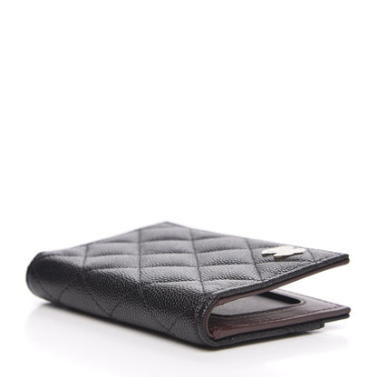 Chanel Caviar Quilted Card Holder Wallet Black 4 of 9
