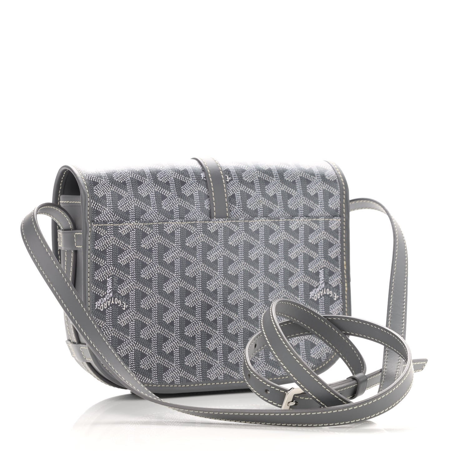 Goyardine Belvedere II PM Messenger Bag Gray