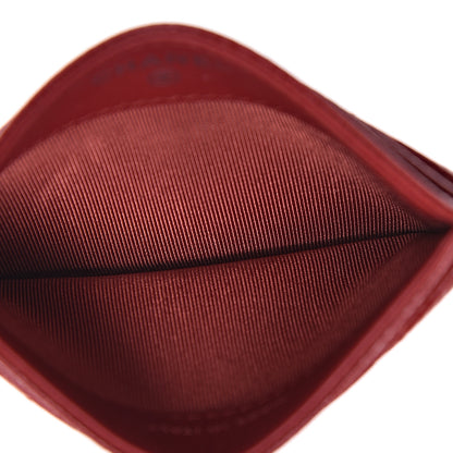 Chanel Caviar Quilted Card Holder Red 5 of 7