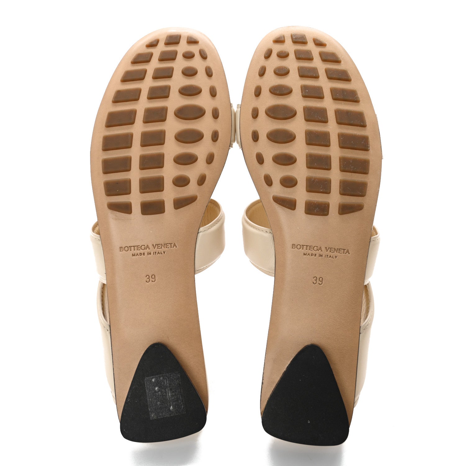 Bottega Veneta Calfskin The Band Flat Sandals 39 Cream 5 of 9