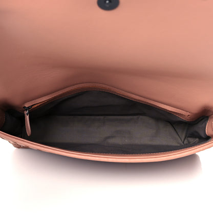Bottega Veneta Nappa Intrecciato Flap Clutch Dusty Rose 5 of 9