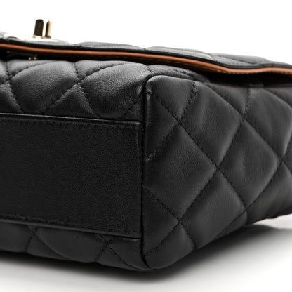 Chanel Lambskin Mixed Fibers Quilted Cocovado Flap Black 11 of 12
