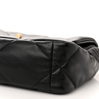 Chanel Lambskin Quilted Medium Chanel 19 Flap Black 10 of 10