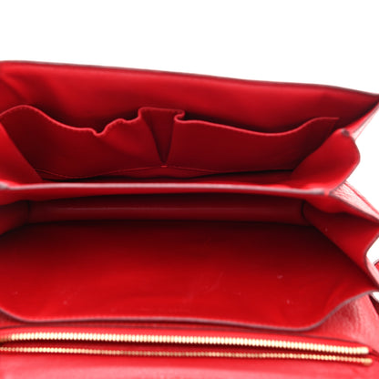 Celine Goatskin Medium Classic Box Flap Bag Carmin 5 of 10