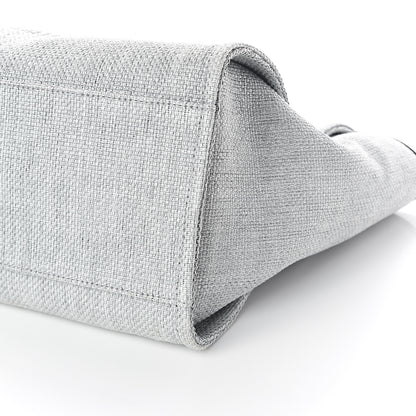 Chanel Canvas Medium Deauville Tote Grey 9 of 9