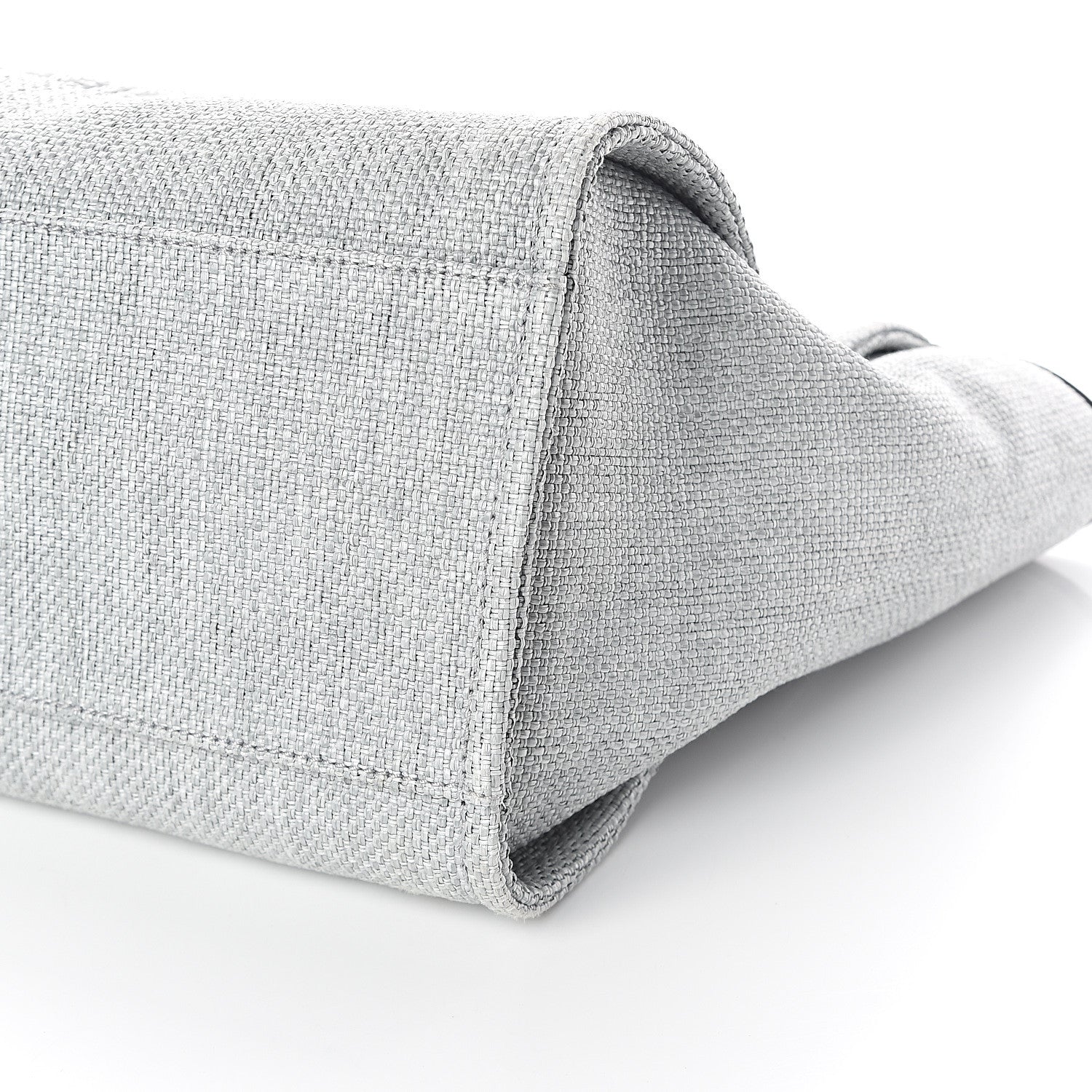 Chanel Canvas Medium Deauville Tote Grey 9 of 9