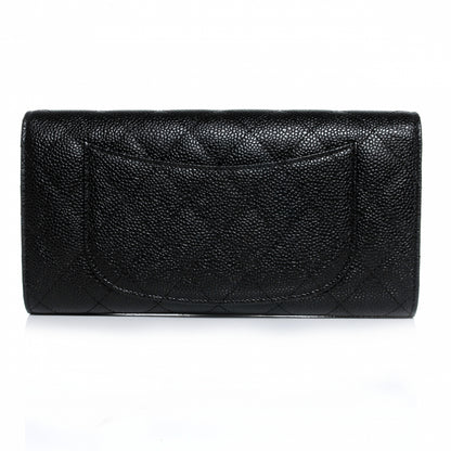 Chanel Caviar Quilted Travel Wallet Black 3 of 11