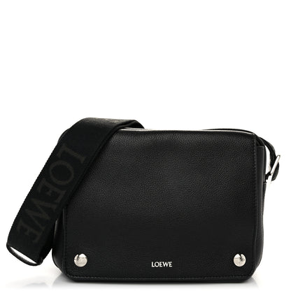 Loewe Supple Grained Calfskin Medium Messenger Bag Black 1 of 10