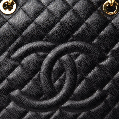 Chanel Caviar Quilted Grand Shopping Tote GST Black 10 of 10