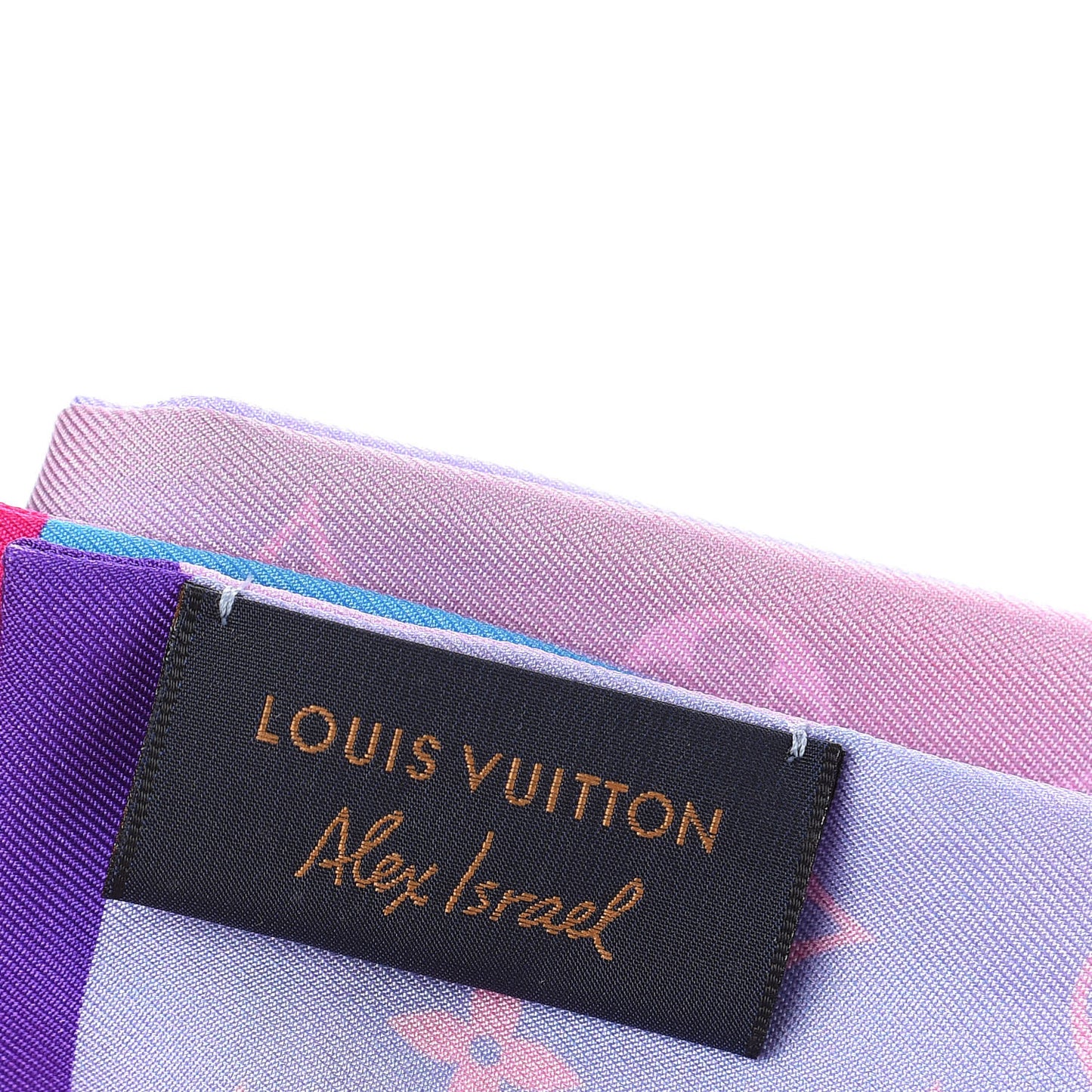 Silk Monogram Desperado Bandeau Blue