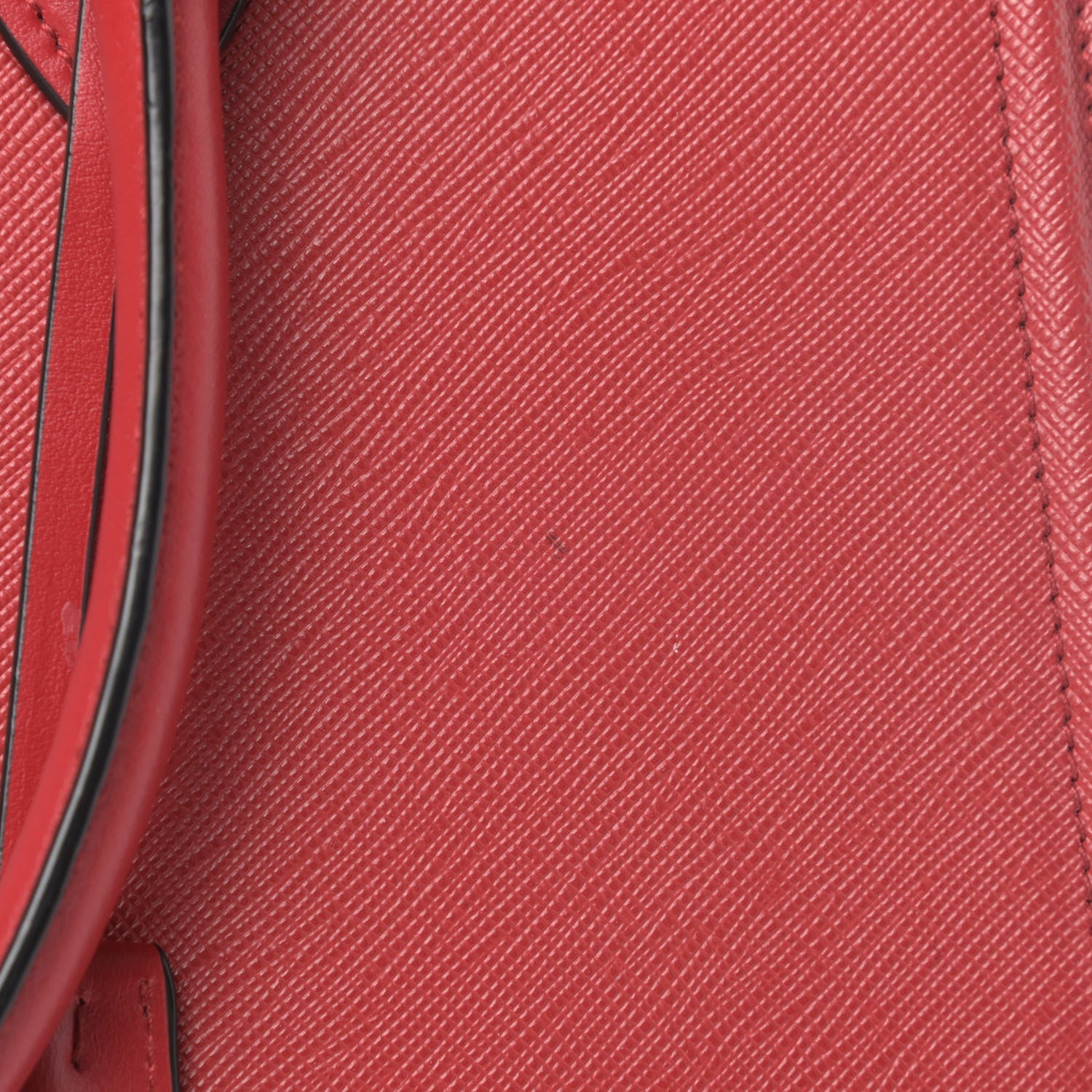 Prada Saffiano Soft Calfskin Tote Fuoco 5 of 6