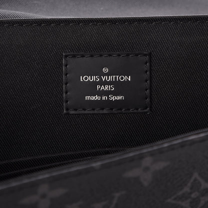 Louis Vuitton Monogram Eclipse Explorer PM Black 6 of 8