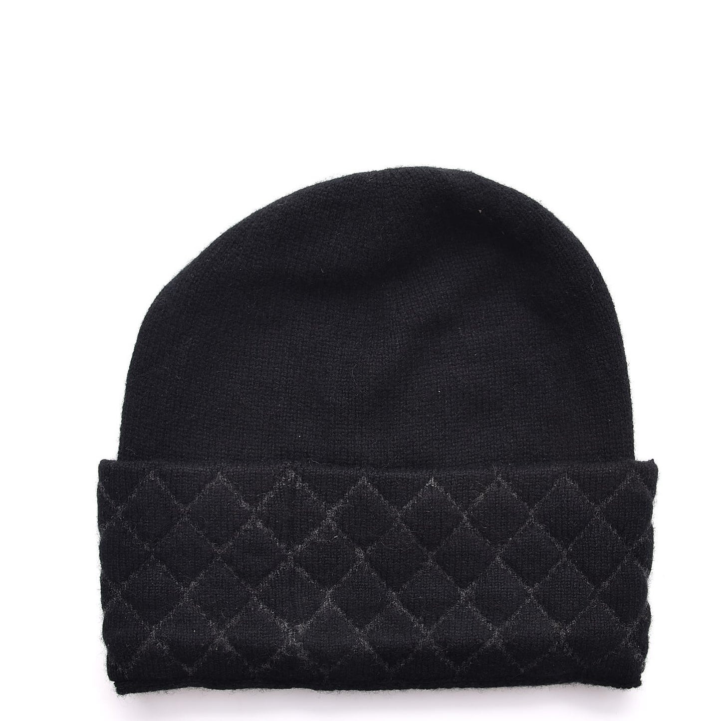 Cashmere Blend CC Beanie Hat Black