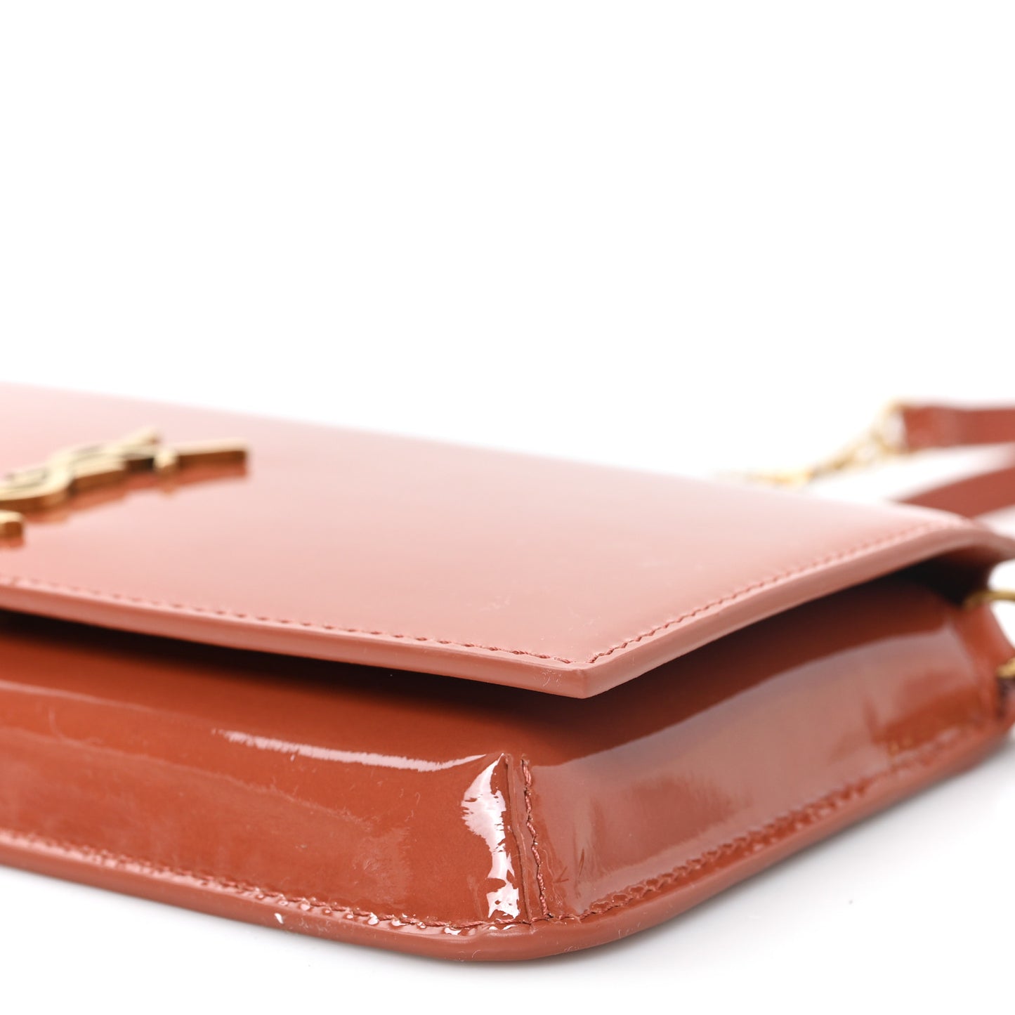 Vernice Diamond Calfskin Monogram Phone Holder Crossbody Mild Rose