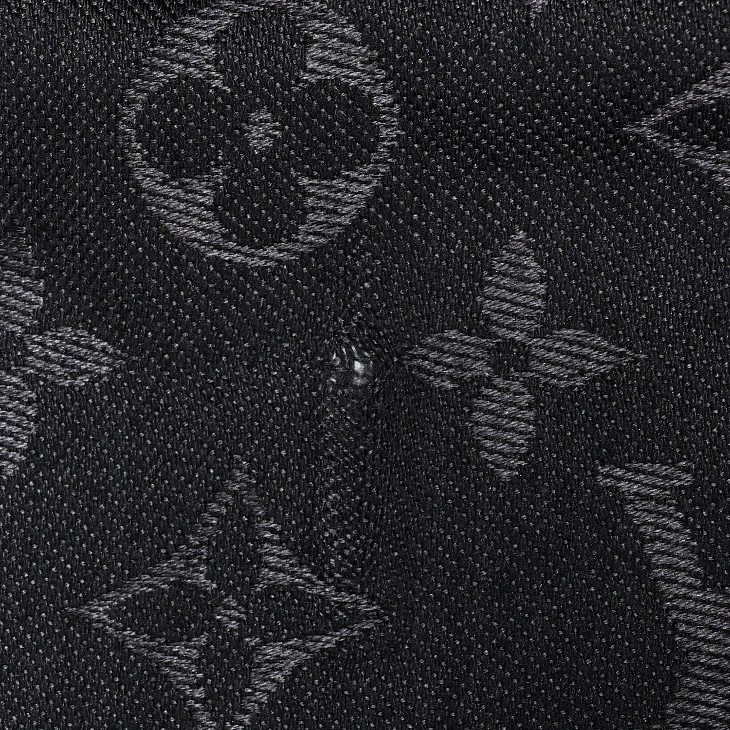 Louis Vuitton Silk Lurex Wool Monogram Shine Shawl Charcoal Grey 12 of 12