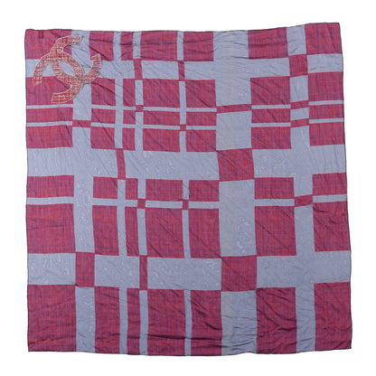 Chanel Silk Square Print CC Logo Scarf 1 of 3