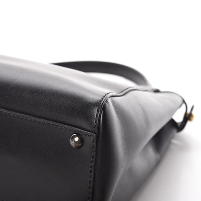 Fendi Vitello Suede Medium Peekaboo Iconic Satchel Black 12 of 14