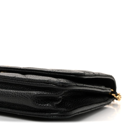Chanel Caviar Quilted Wallet on Chain WOC Black 11 of 11