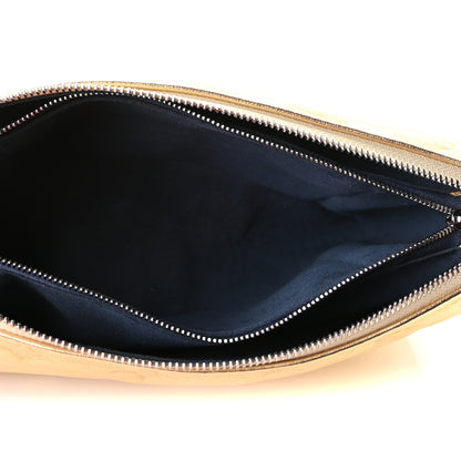Louis Vuitton Lambskin Embossed Monogram Coussin PM Gold 6 of 7