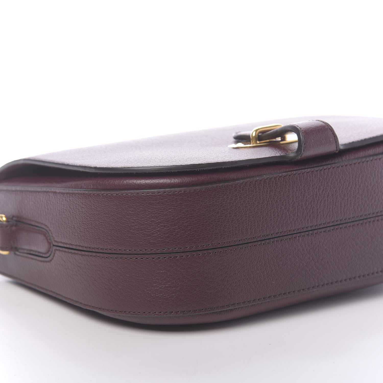 Mulberry Textured Goatskin Calfskin Tenby Shoulder Bag Burgundy 7 of 9