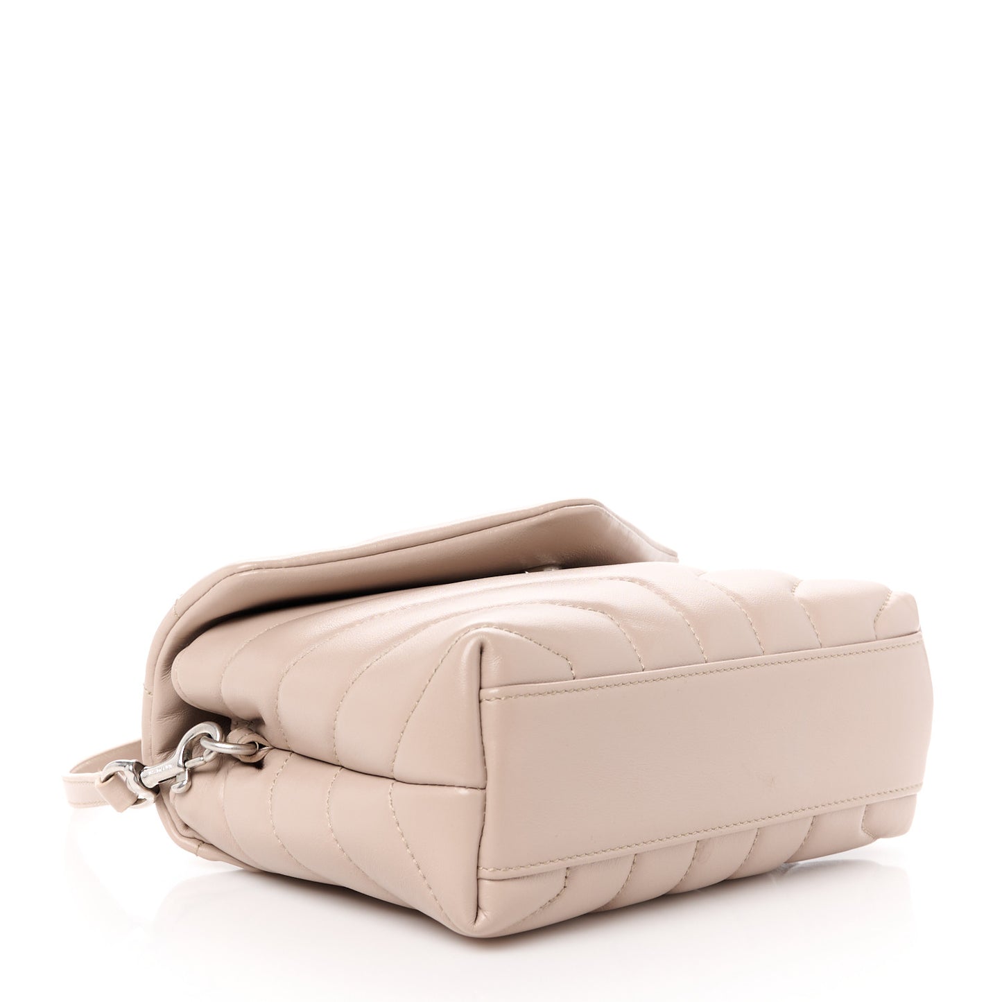 Calfskin Y Quilted Monogram Toy Loulou Crossbody Bag Light Natural