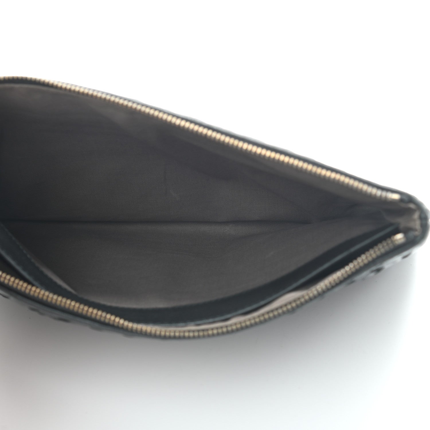Bottega Veneta Nappa Intrecciato Medium Zip Pouch Black 5 of 6