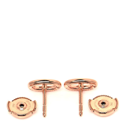 Hermes 18K Rose Gold TPM Farandole Stud Earrings 3 of 5