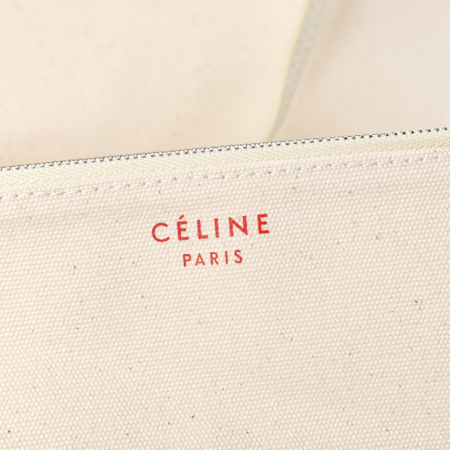 Textile Small Made In Tote Natural Red